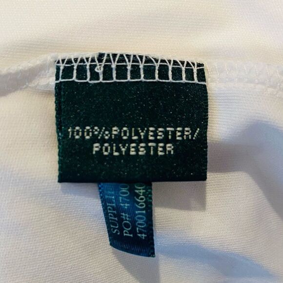 Lauren Ralph Lauren Gold Metallic Crochet Style Sleeveless Dress Size Medium - Picture 6 of 6